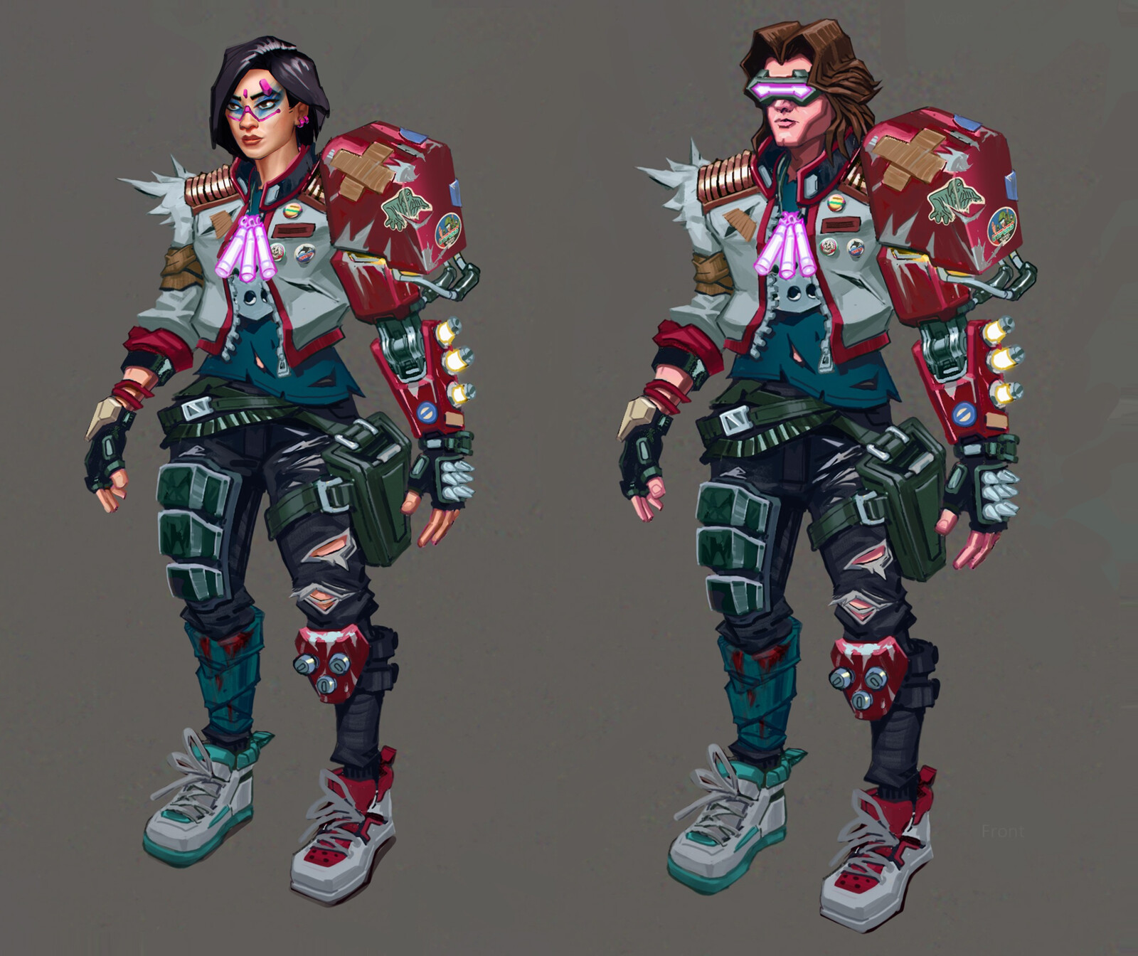 Production ended before we could get to a female player character