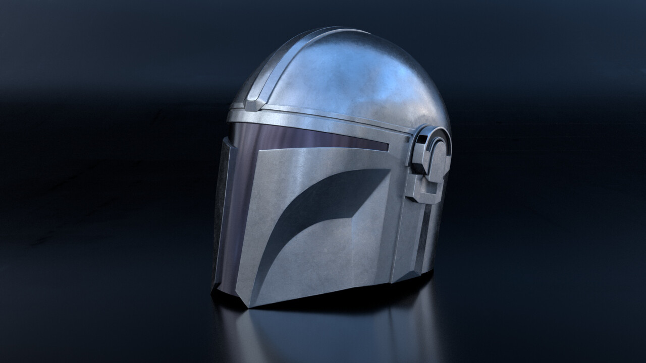 Mandalorian best sale bike helmet