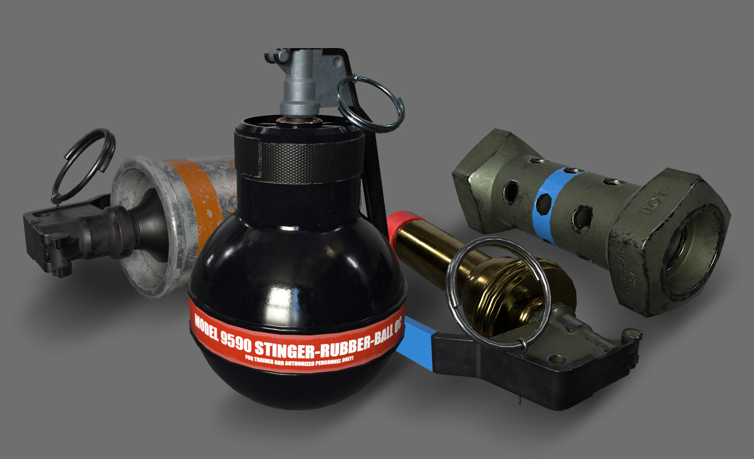 ArtStation SWAT / Stinger /FlashBang / CS / Grenades