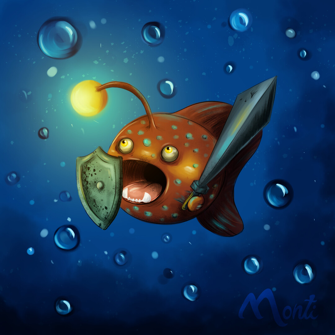 ArtStation - Warrior fish