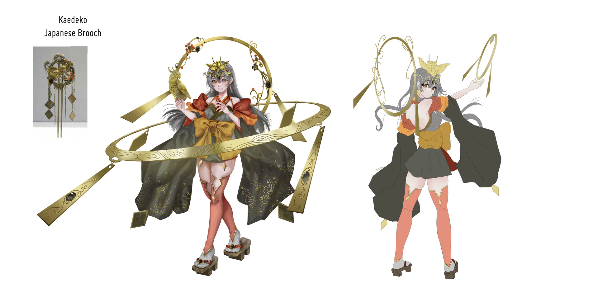 ArtStation - Kaedeko Brooch Character Design