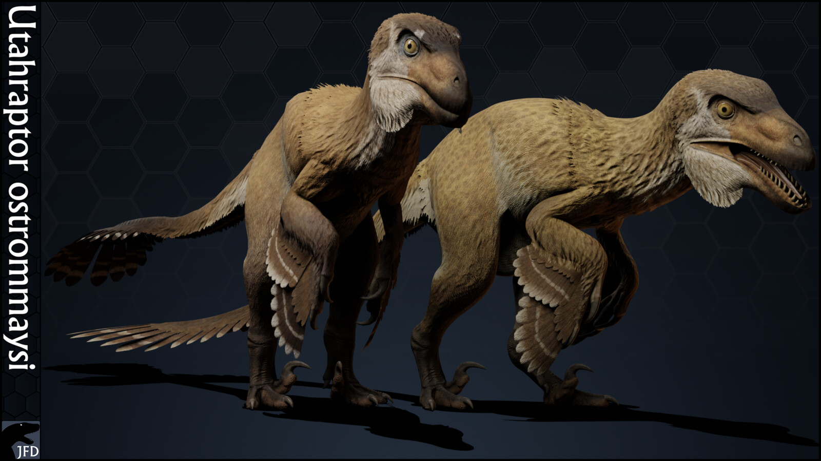 Jagged Fang Designs Utahraptor ostrommaysi [Roblox Era of Terror]
