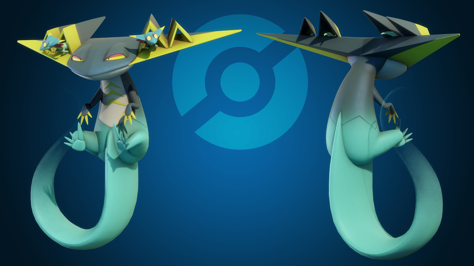 Artstation 3d Dragapult Dreepy Luca Ammirata