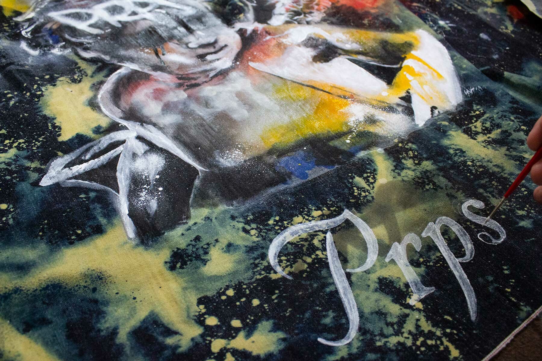 Saviour Sanquiche - Hand Painted Denim Jackets