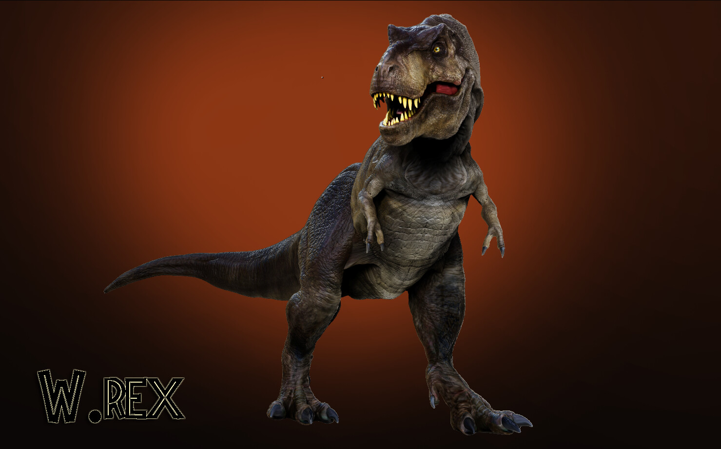 rexy dino a little t rex