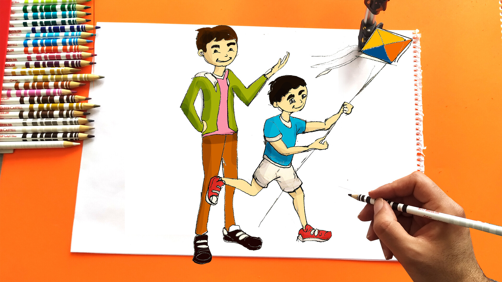Artstation Fathers Day Drawing Very Easy Ucu Ucuna