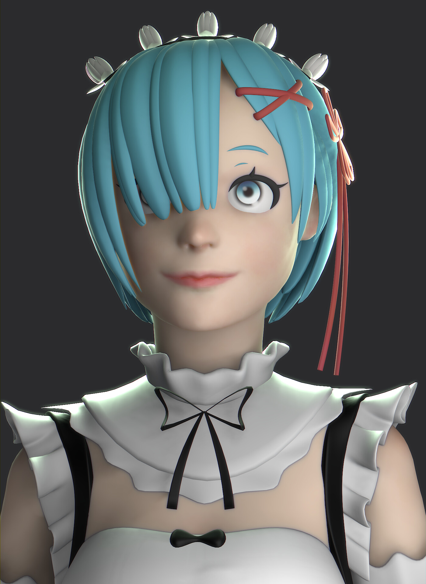 ArtStation Rem(ReZero) 3D