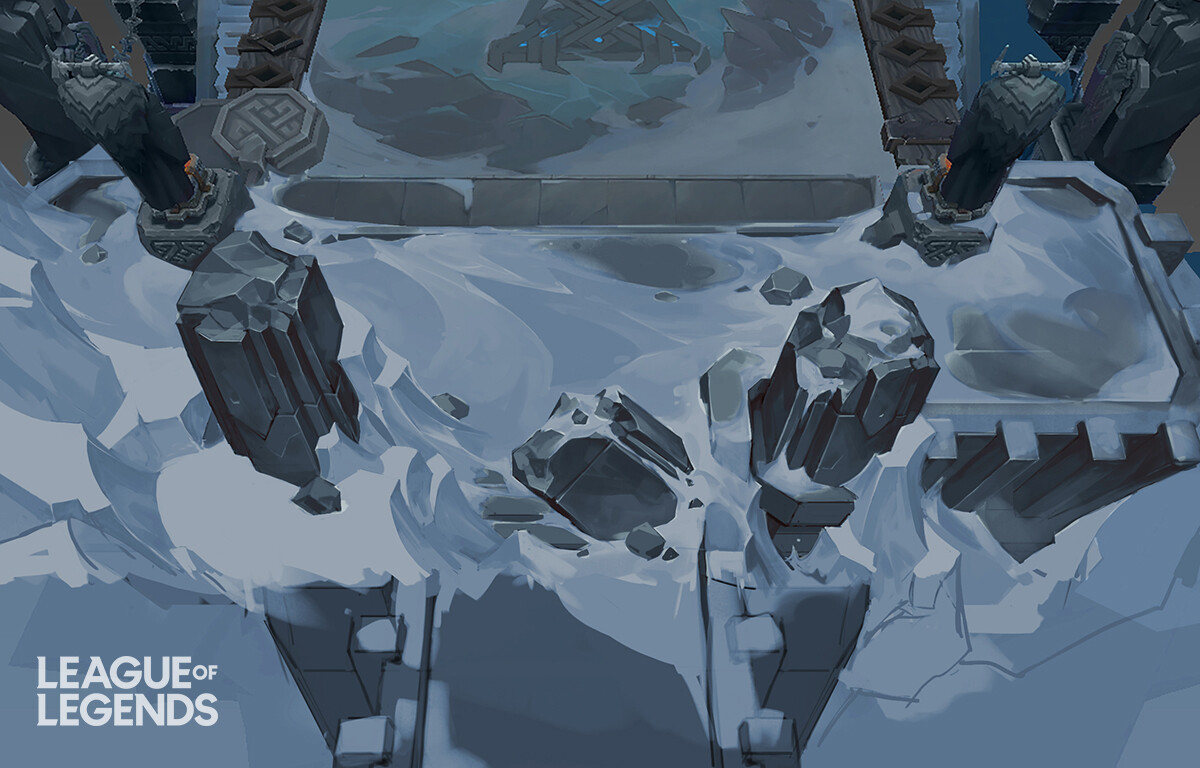Defining further the texture and composition of the opponent's side of the Arena