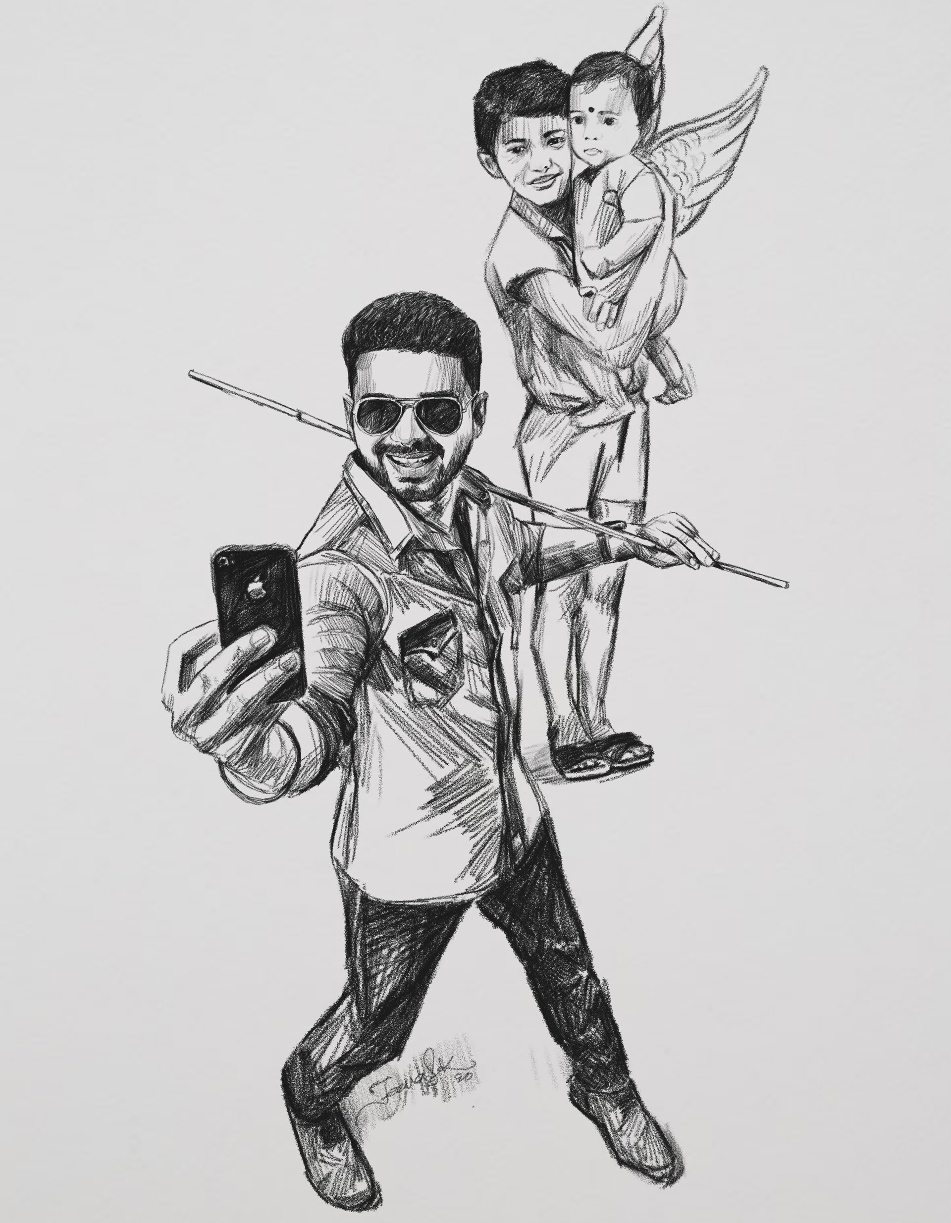 Artstation Special Pencil Sketch For Thalapathy Vijay Anna Birthday Jeeva Artist This is a popular way to draw, and today this article will show you how to do it. artstation special pencil sketch for