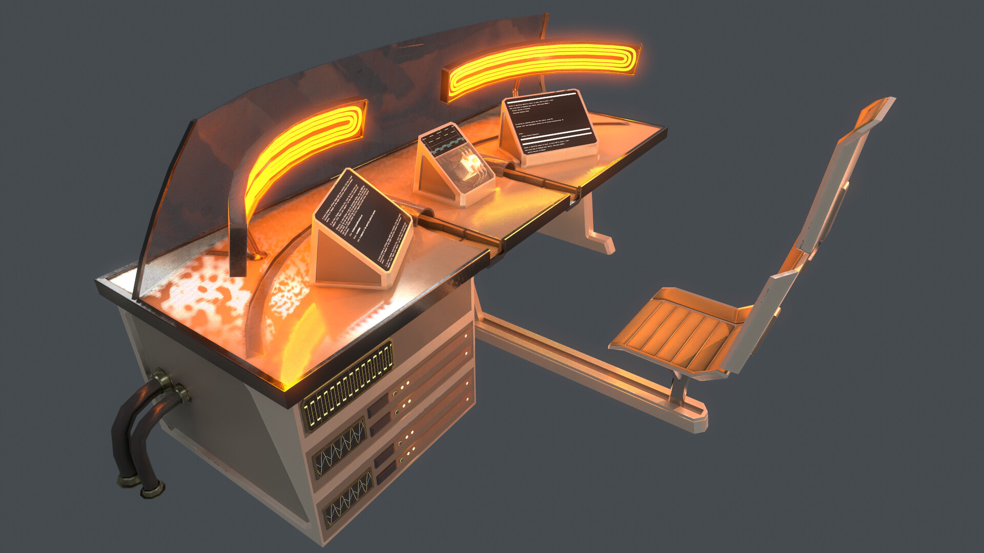 Artstation Futuristic Desk Oriol Prats Sr Uripra Futuristic desk for a college project. futuristic desk oriol prats sr uripra