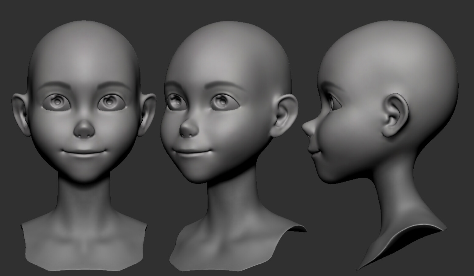 Yuchi chin stylized character exexcise