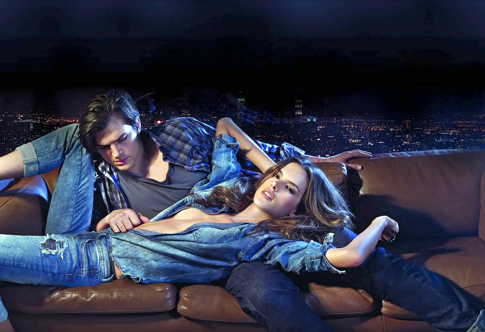 Colcci Jean Ad featuring Ashto Kutcher and  Alessandra Ambrosia