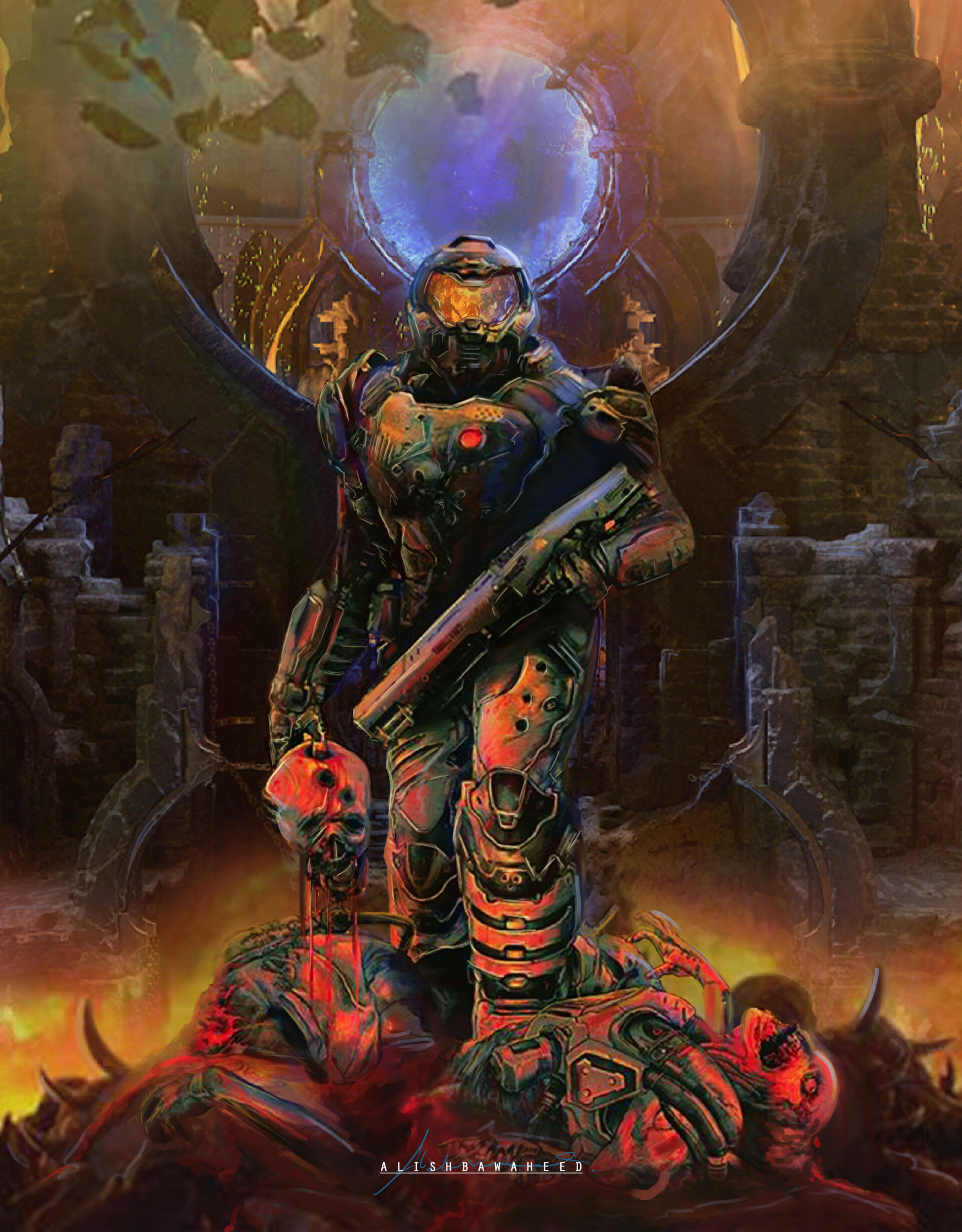Doom slayer (Fan Art). 