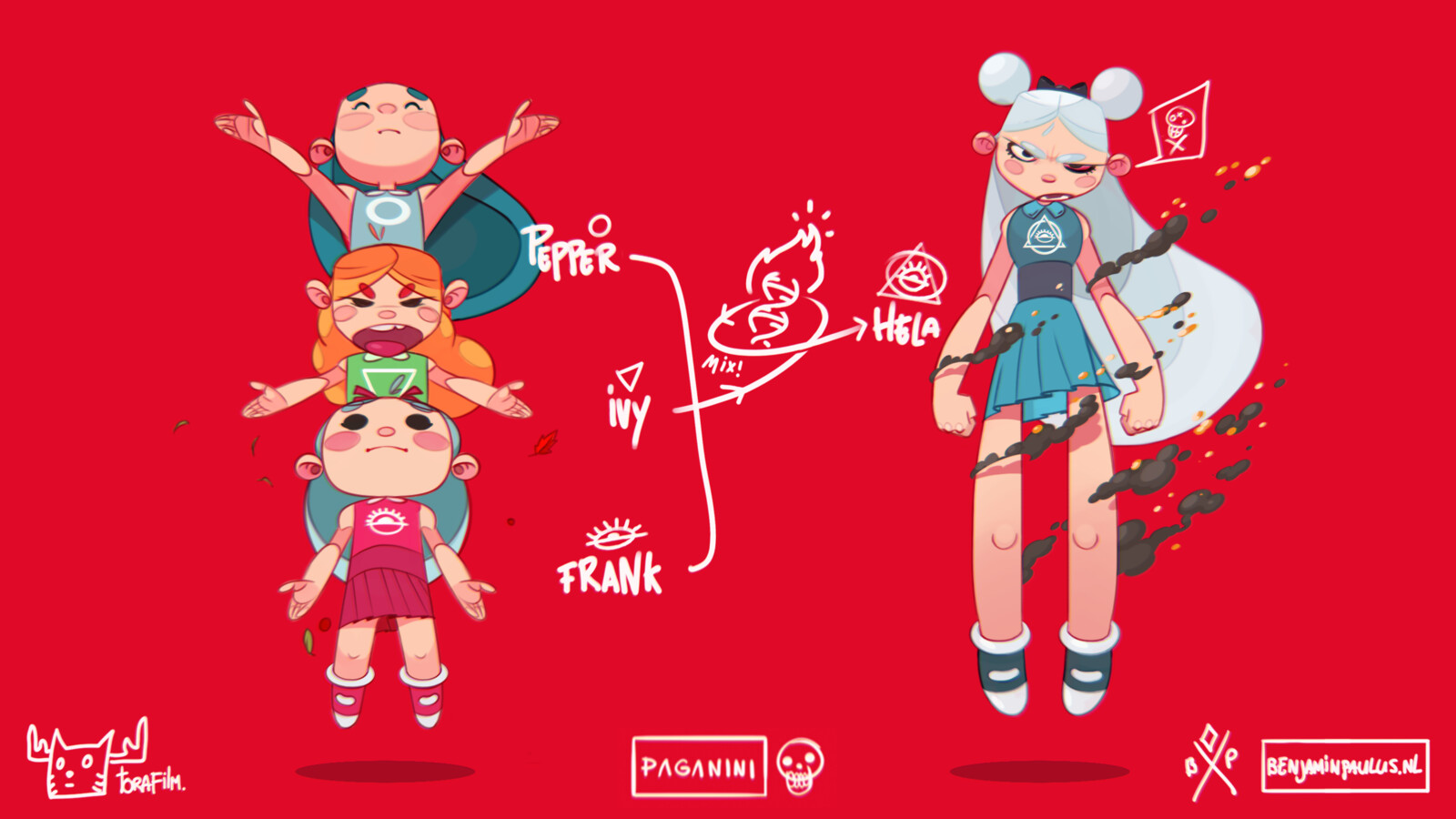 Pepper + Ivy + Frank = Hella