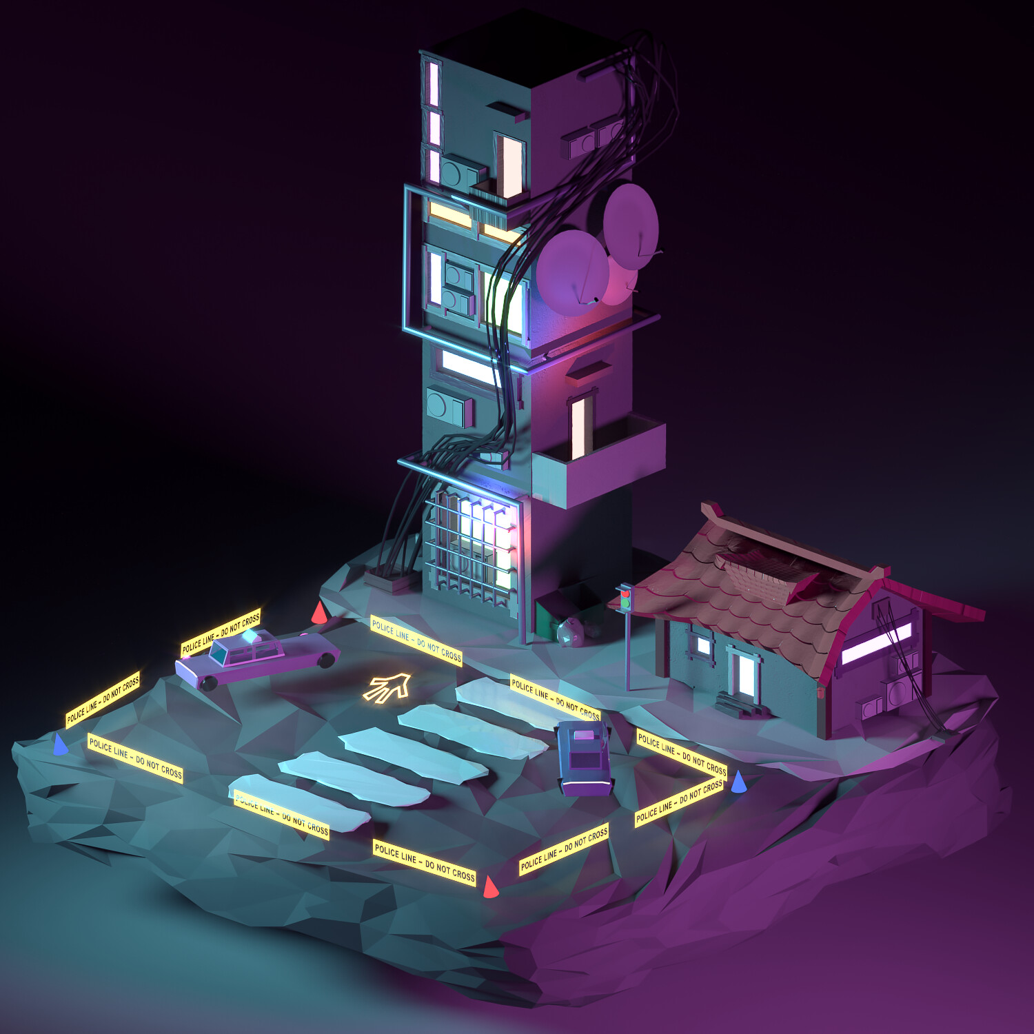 ArtStation - Crime scene