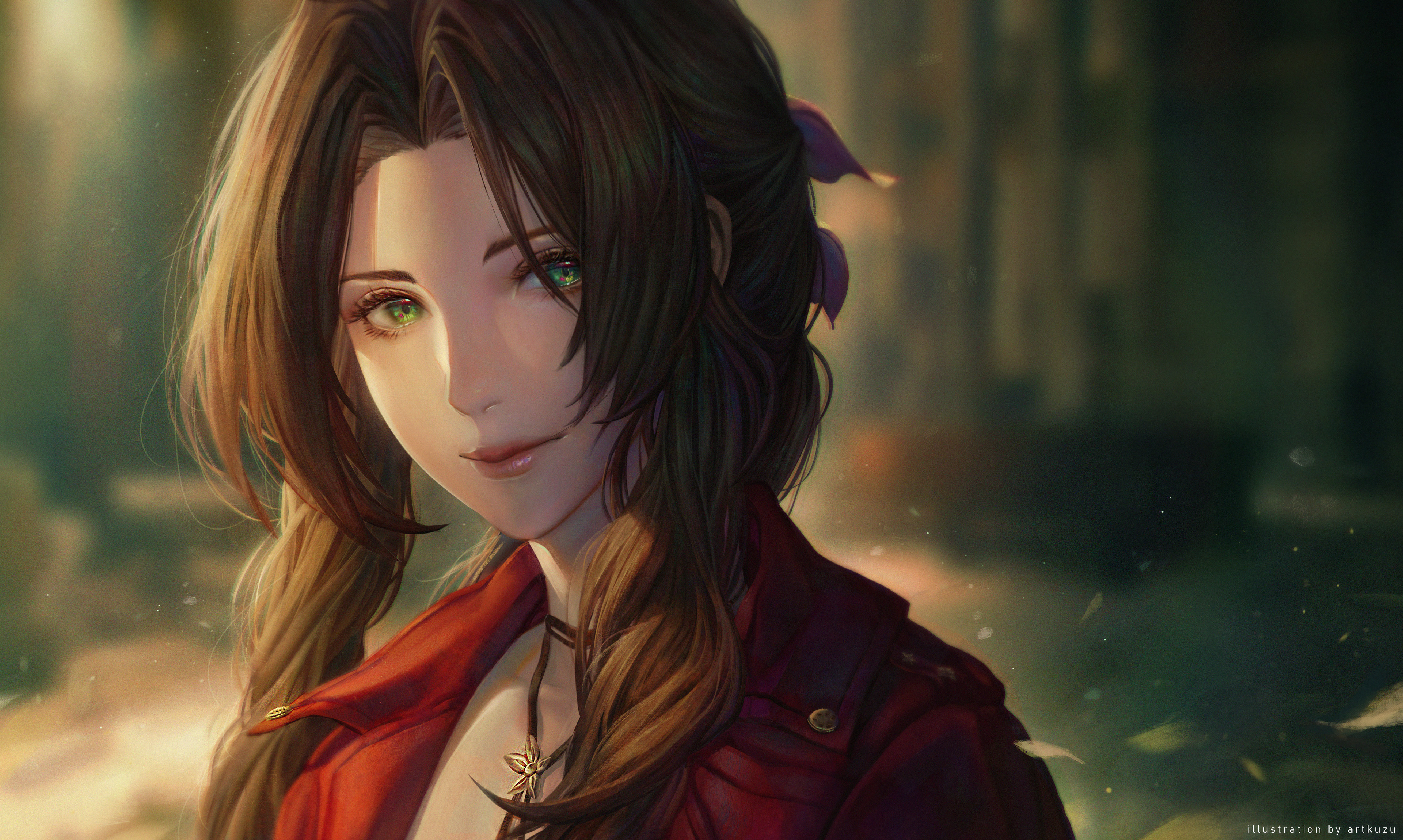 pic Fan Art Aerith Anime art kuzu aerith gainsborough
