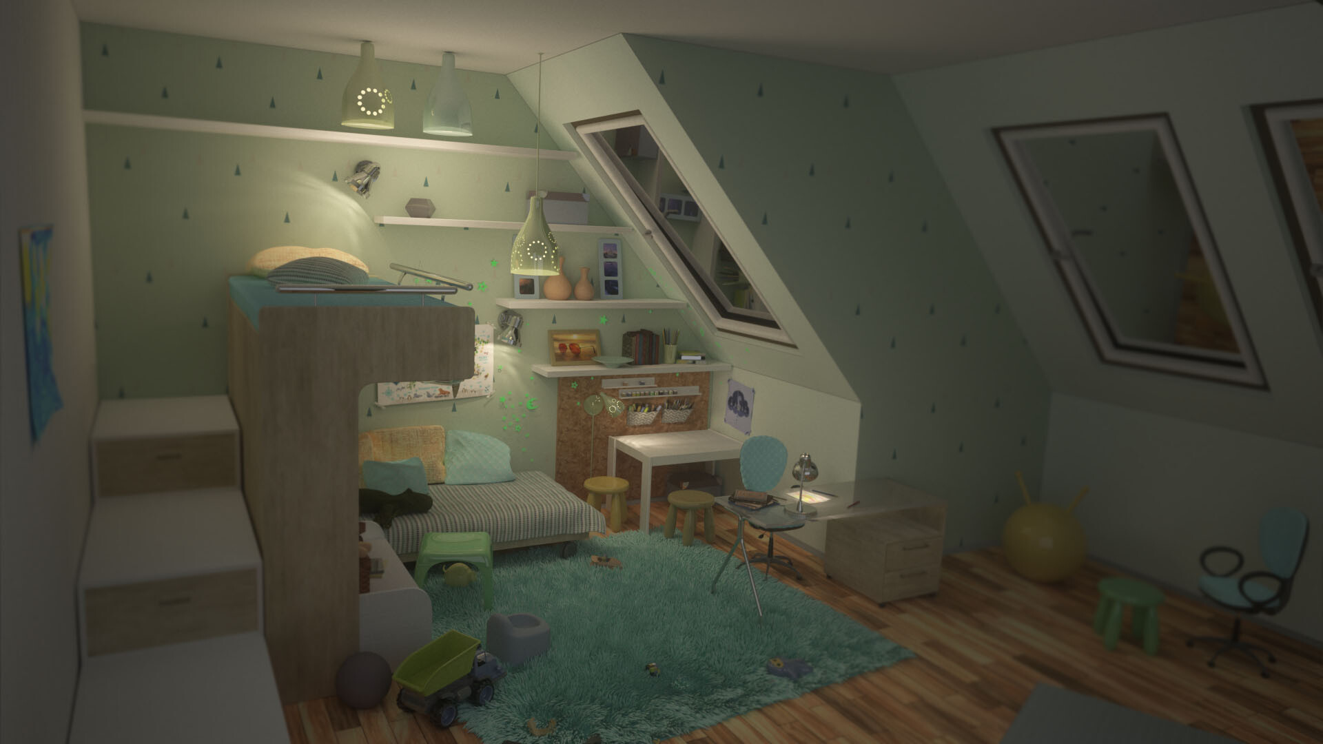 Salvador Homobono Room Lightning