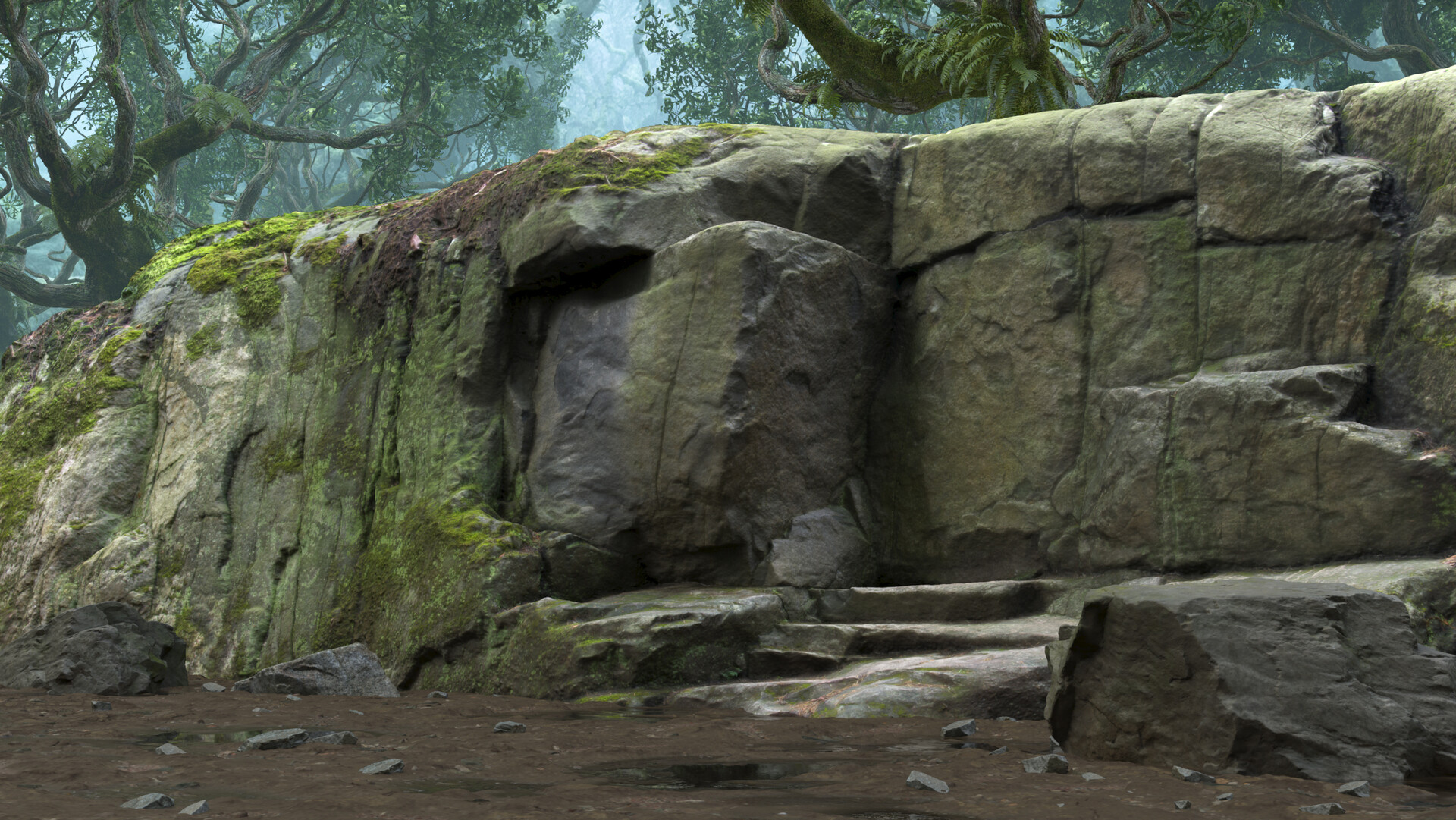 artstation rock renders tosh suo