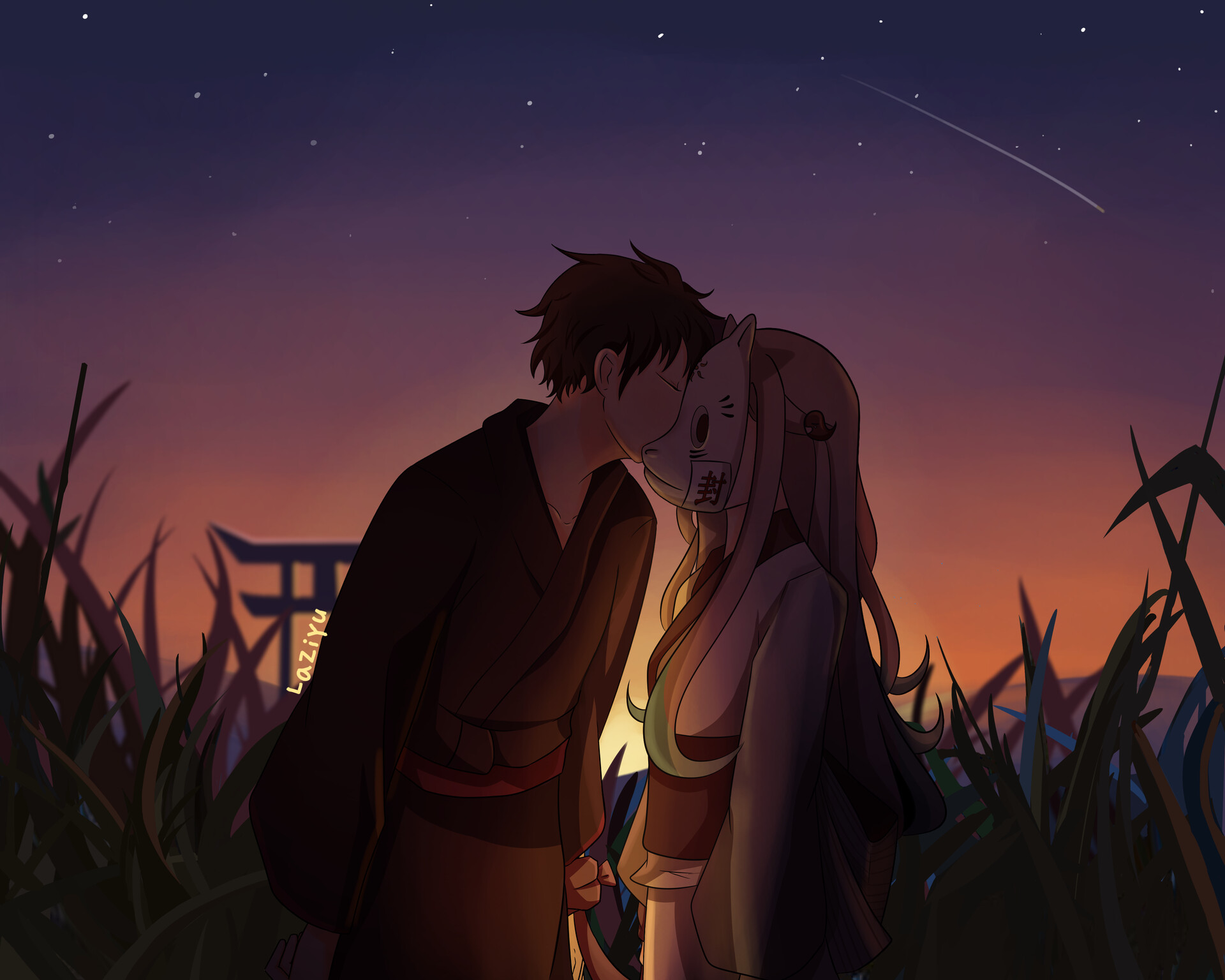 Artstation Tbhk Hotarubi No Mori E Crossover Renee Huang