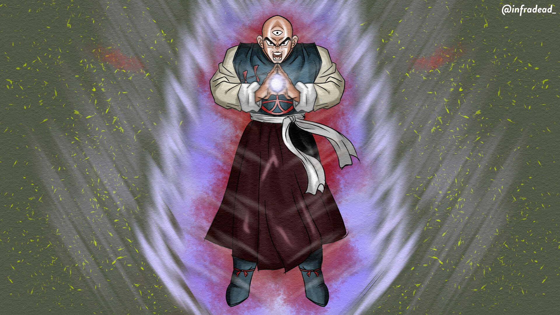 ArtStation - Tien from Dragonball Z