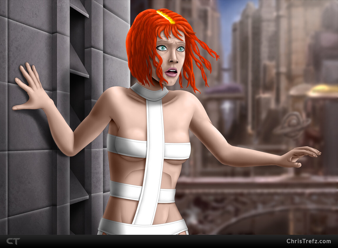 ArtStation - Leeloo from The Fifth Element
