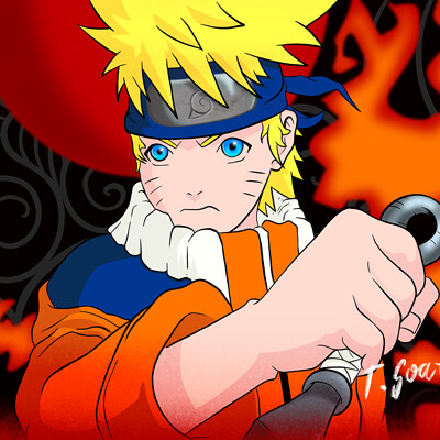 ArtStation - Classic Naruto Uzumaki