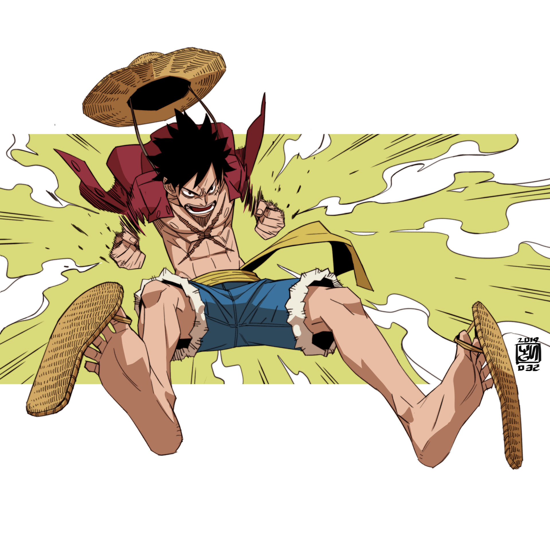 Monkey D Dragon Saves Luffy against Smoker #onepiece #anime #luffy