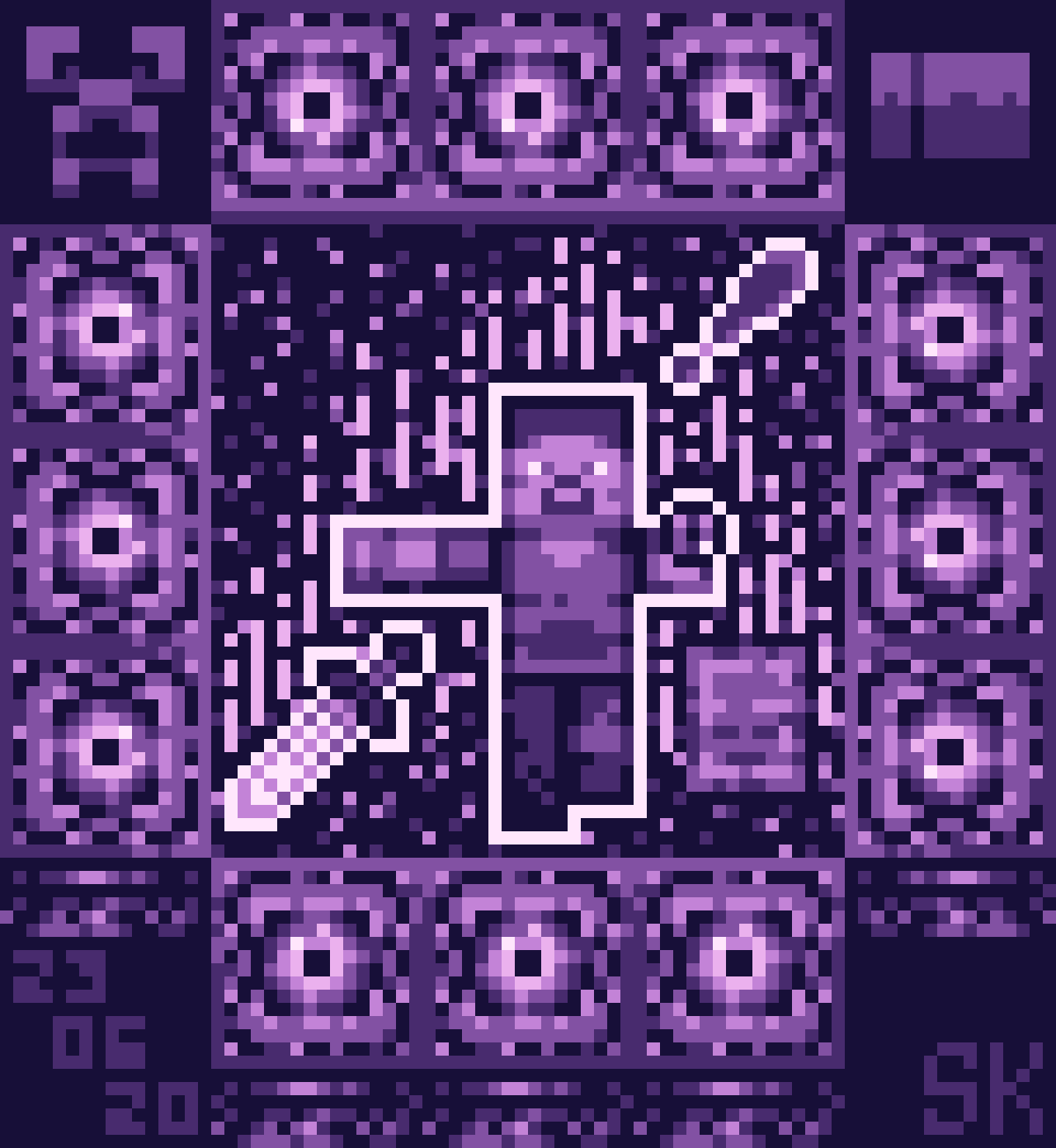 Artstation Minecraft End Portal Pixelart Illustration