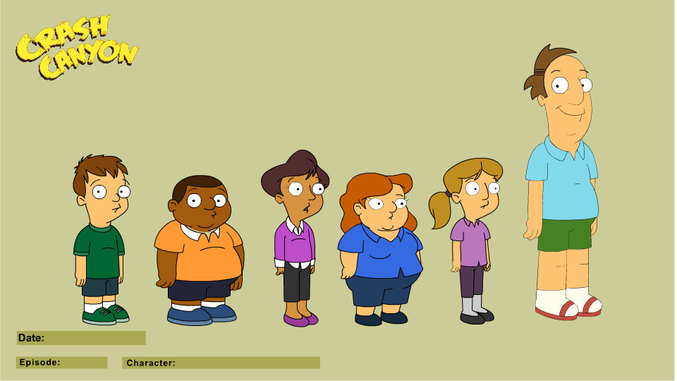 Matt Cassan Crash Canyon Character Design