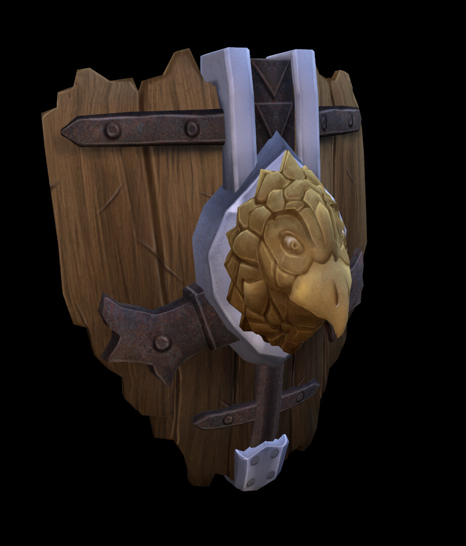 ArtStation - Low Polygon Shield