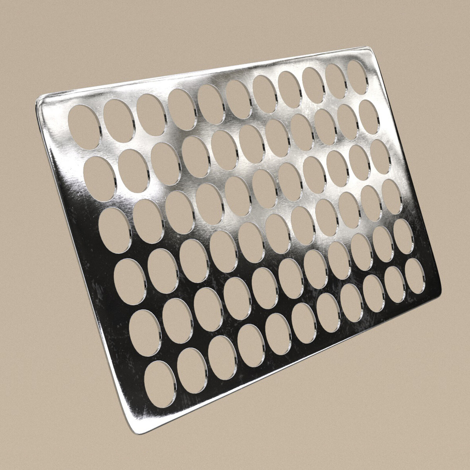 Abstract Metal Grate 3D Model (Free)