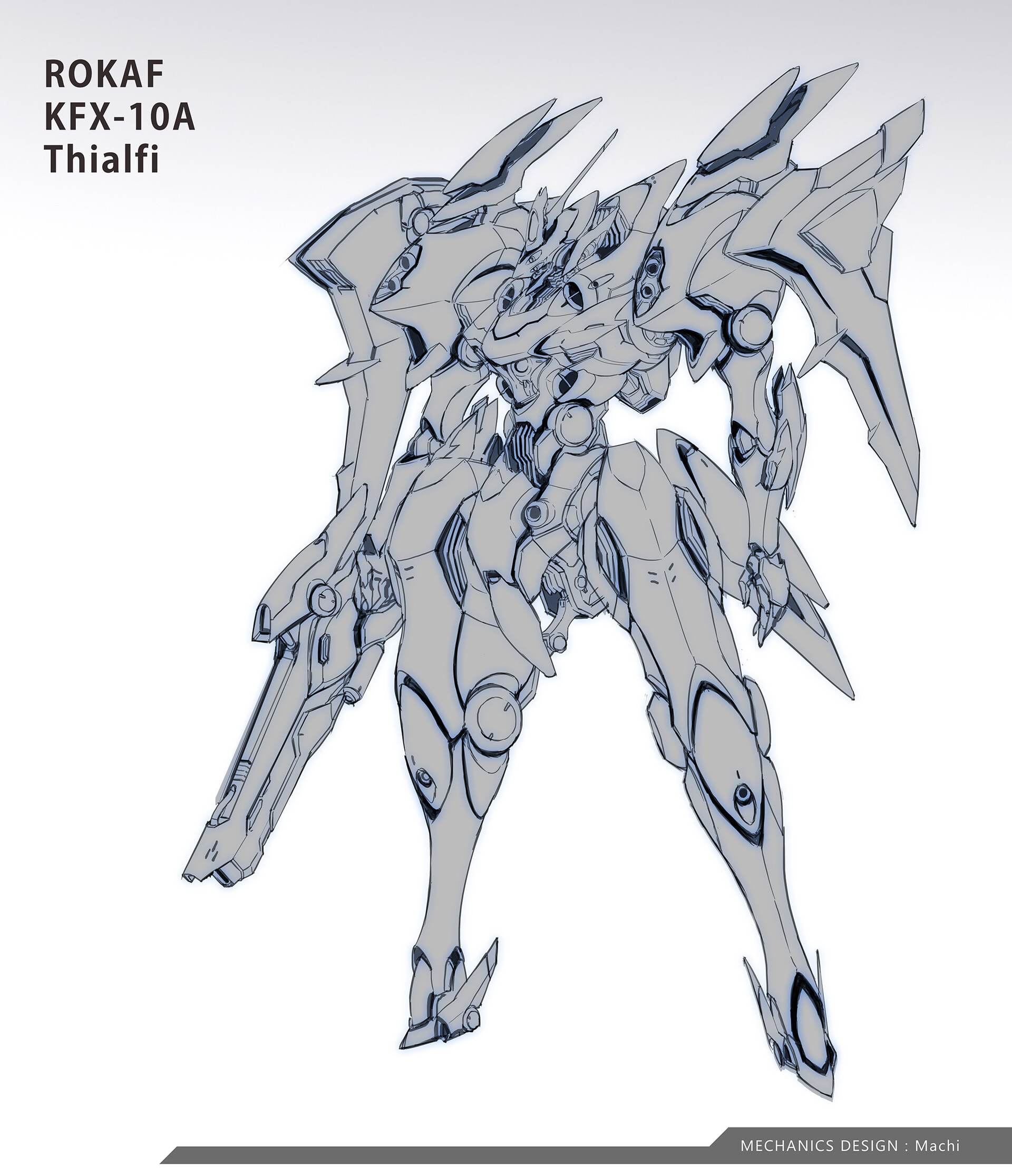 最新入荷 ArtStation - ROKAF KFX-10A Thialfi RED 医学一般