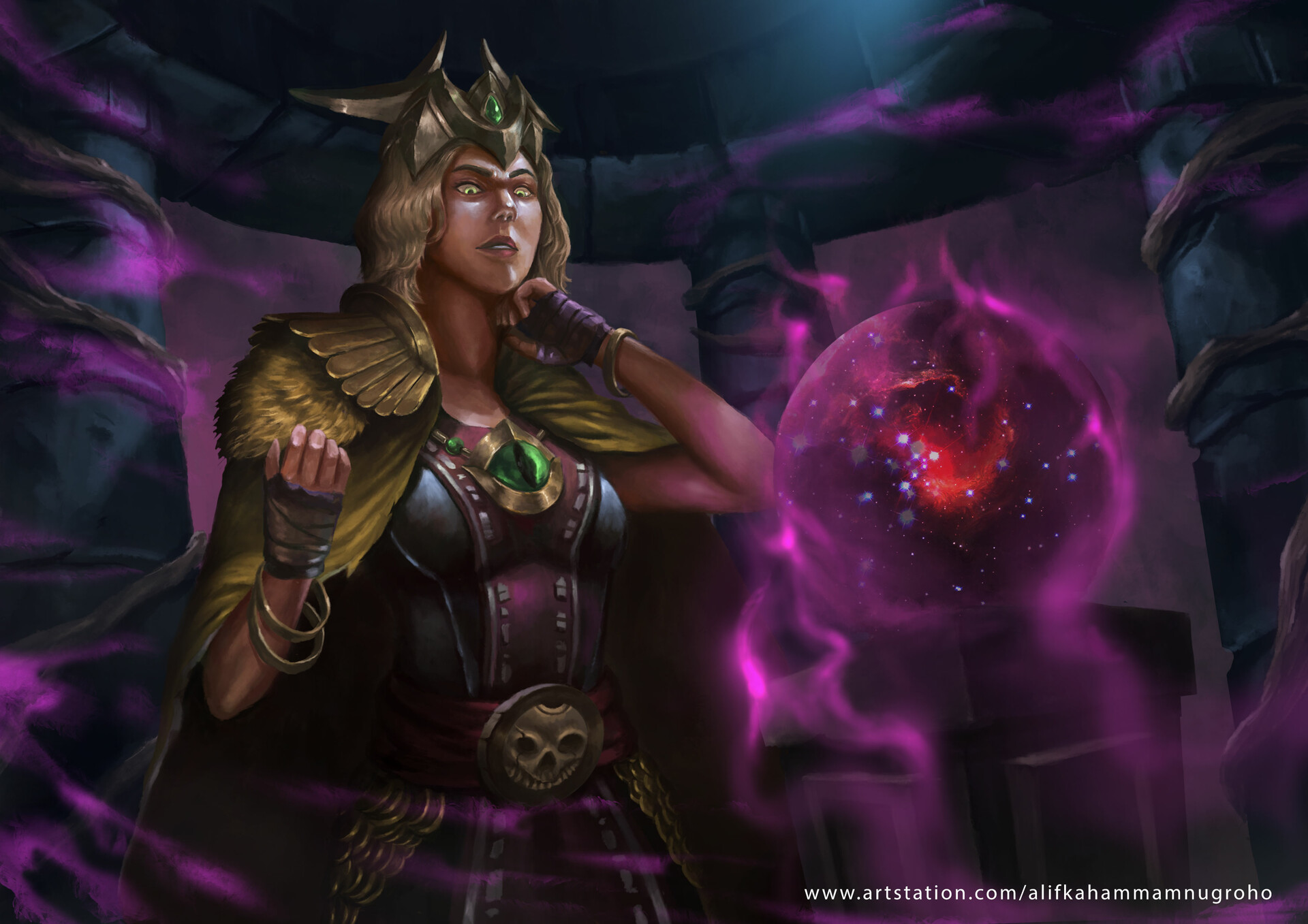 Artstation Diviner Alifka Hammam Nugroho