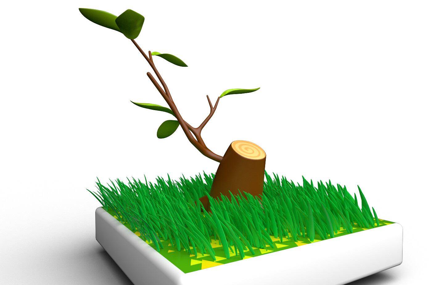 Artstation Cartoon Tree Stump Corey Lustig