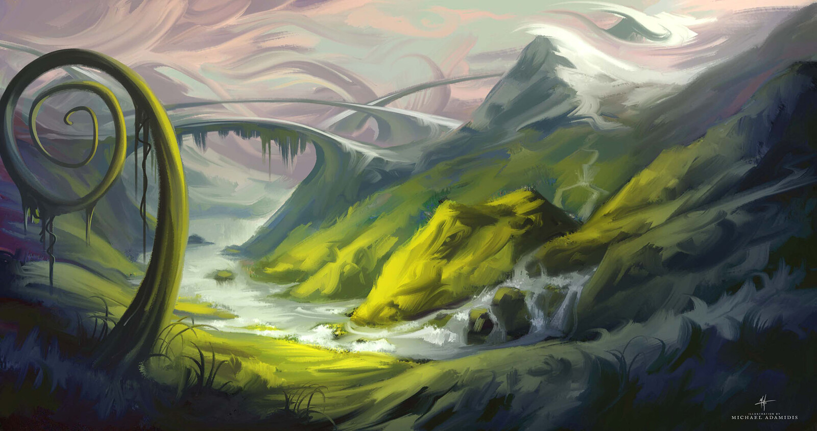 Digital Fantasy Art / Landscape / Scenery Painting - (with Process)