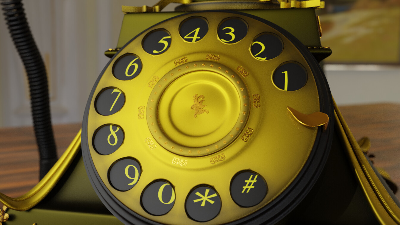 Said Tebbal Vintage rotary Phone