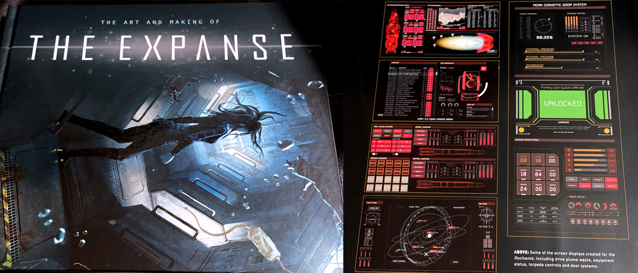 Some of these designs were featured in The Art of The Expanse book.