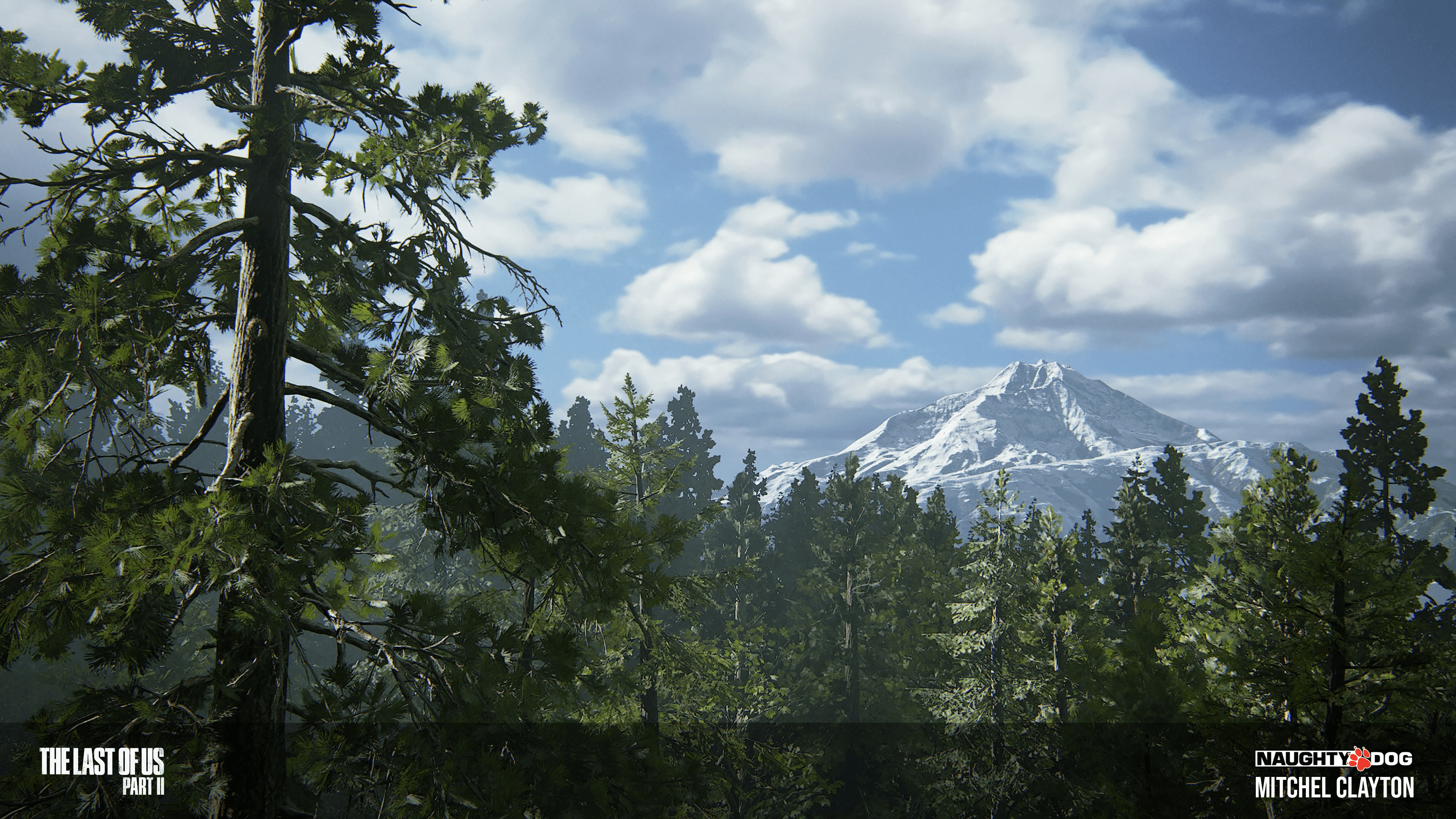 Opening shot to the Seattle Arrival level. I composed the placement of the mountains.