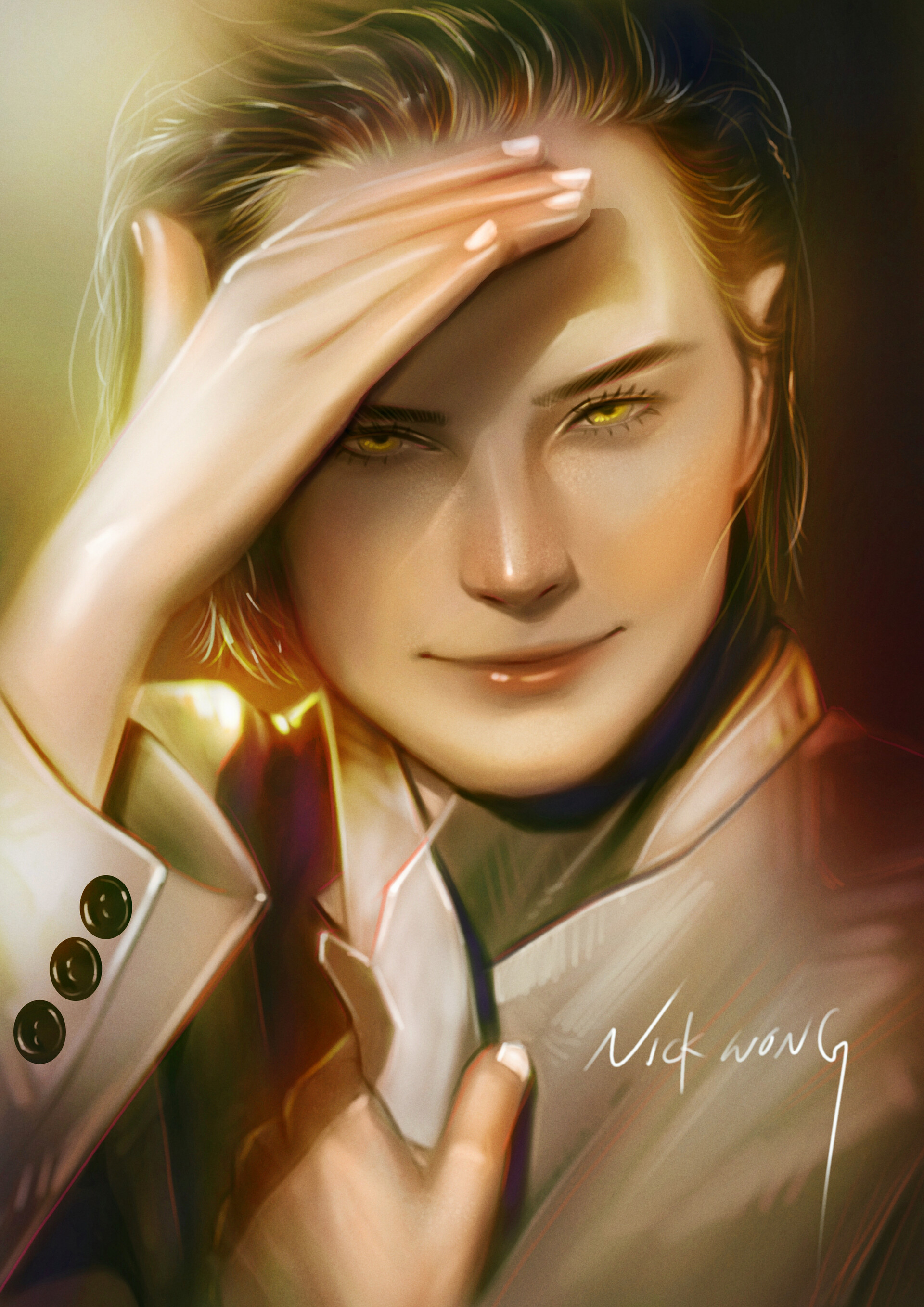 Artstation Female Digital Portrait Painting Nick Wong