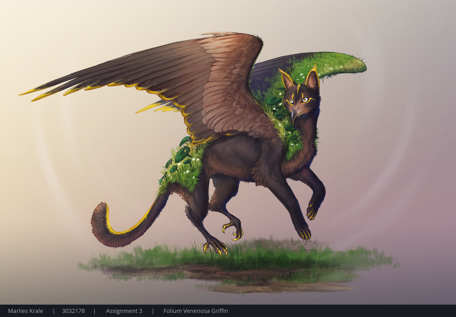 ArtStation - Folium Venenosa Griffin