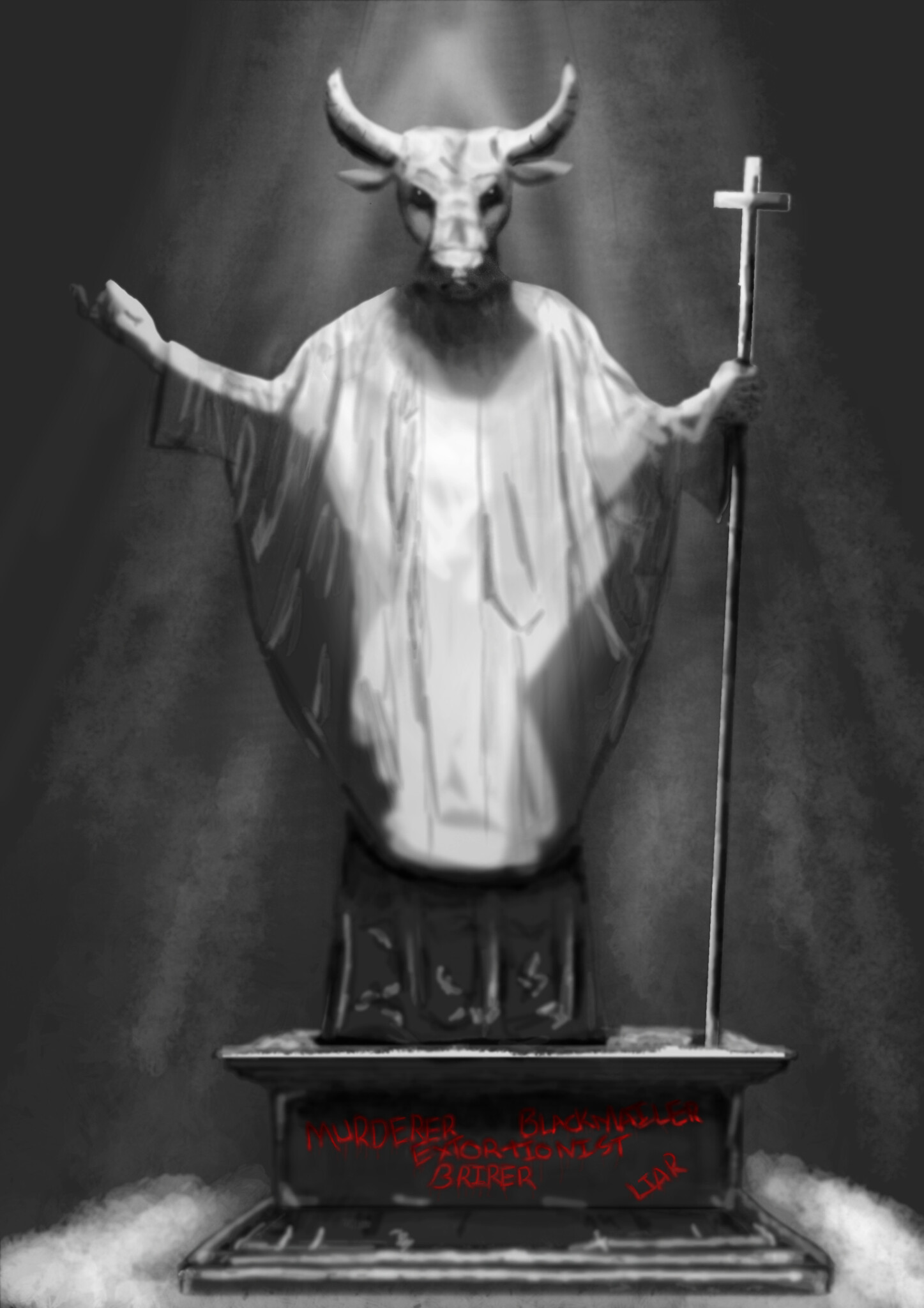 ArtStation Bull Pope Visual Literature (First Year)