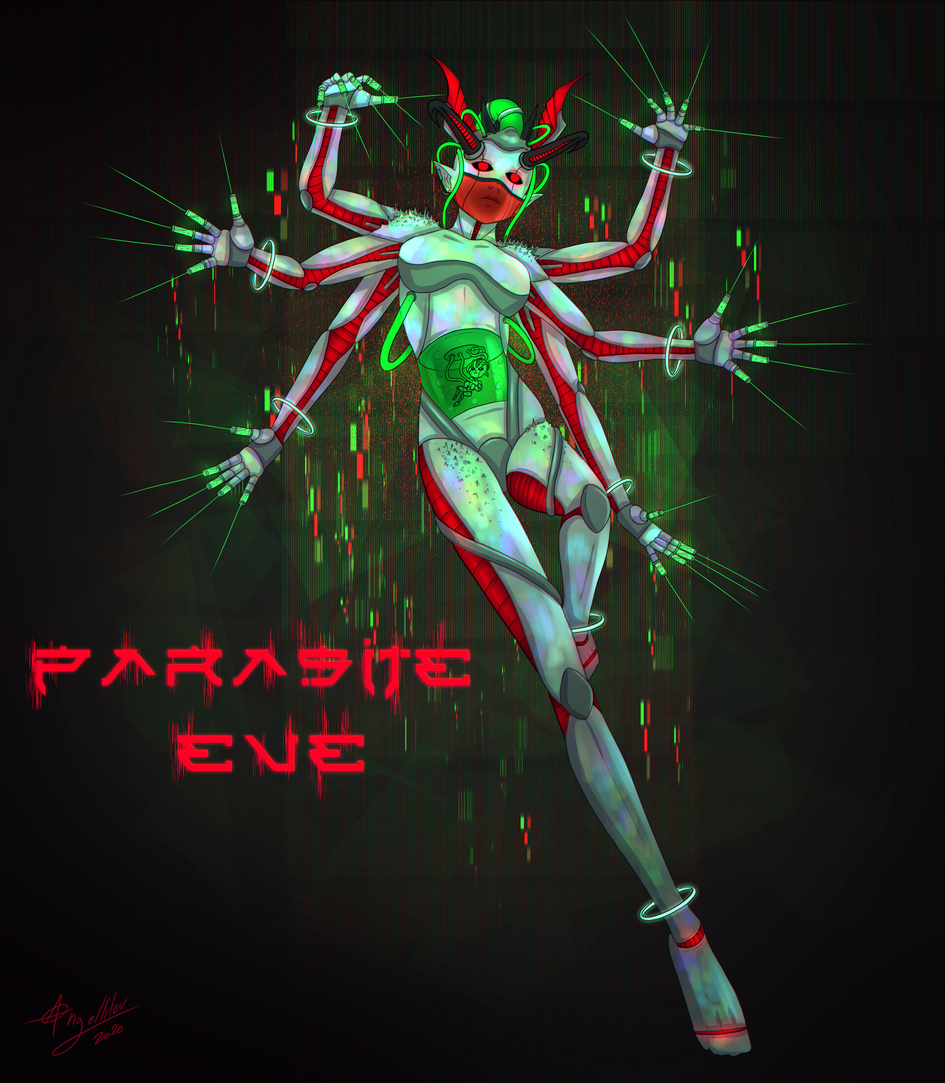 Artstation Parasite Eve Lisa Follet