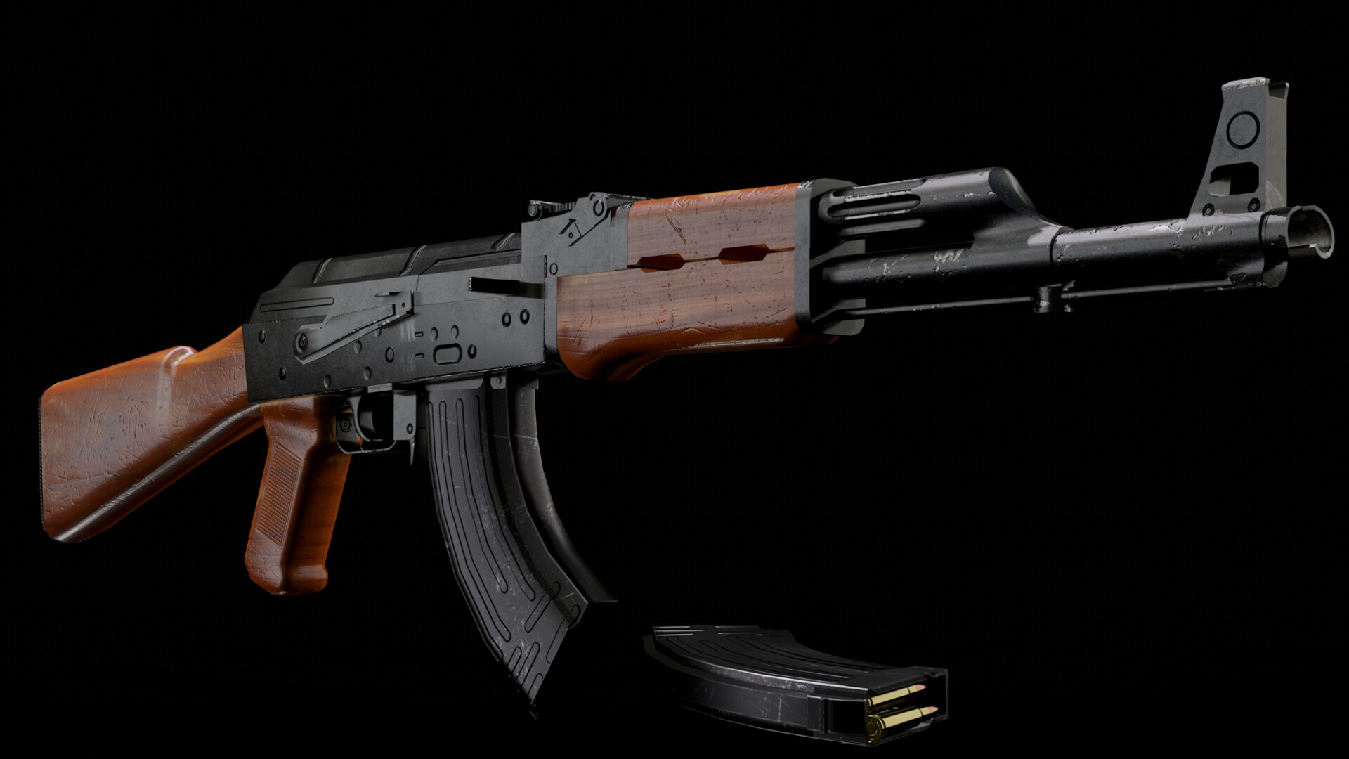 ArtStation - AK-47 Game Model