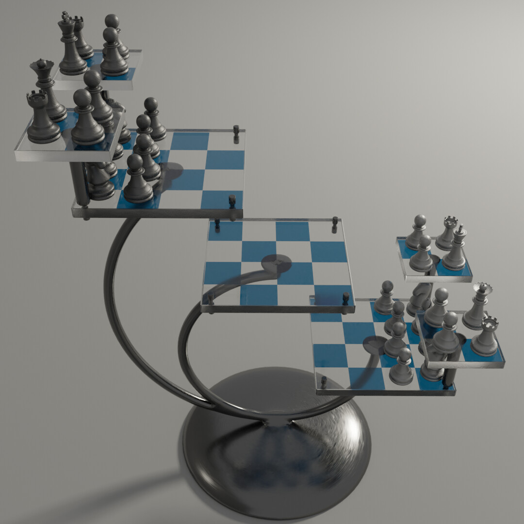 Three shop dimensional chess