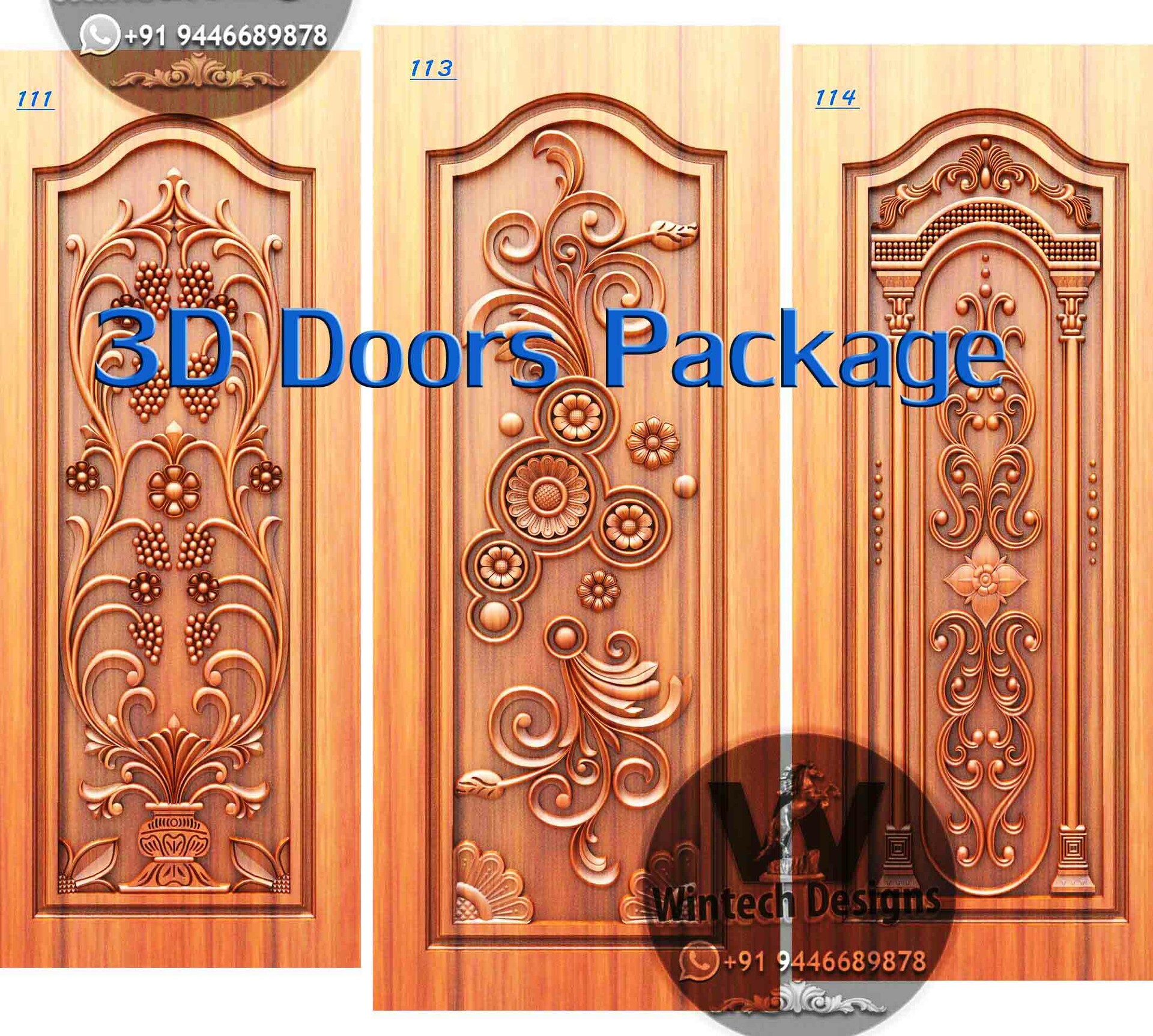 Artstation Artcam Door Designs Cnc Package Artcam Designs Wintech