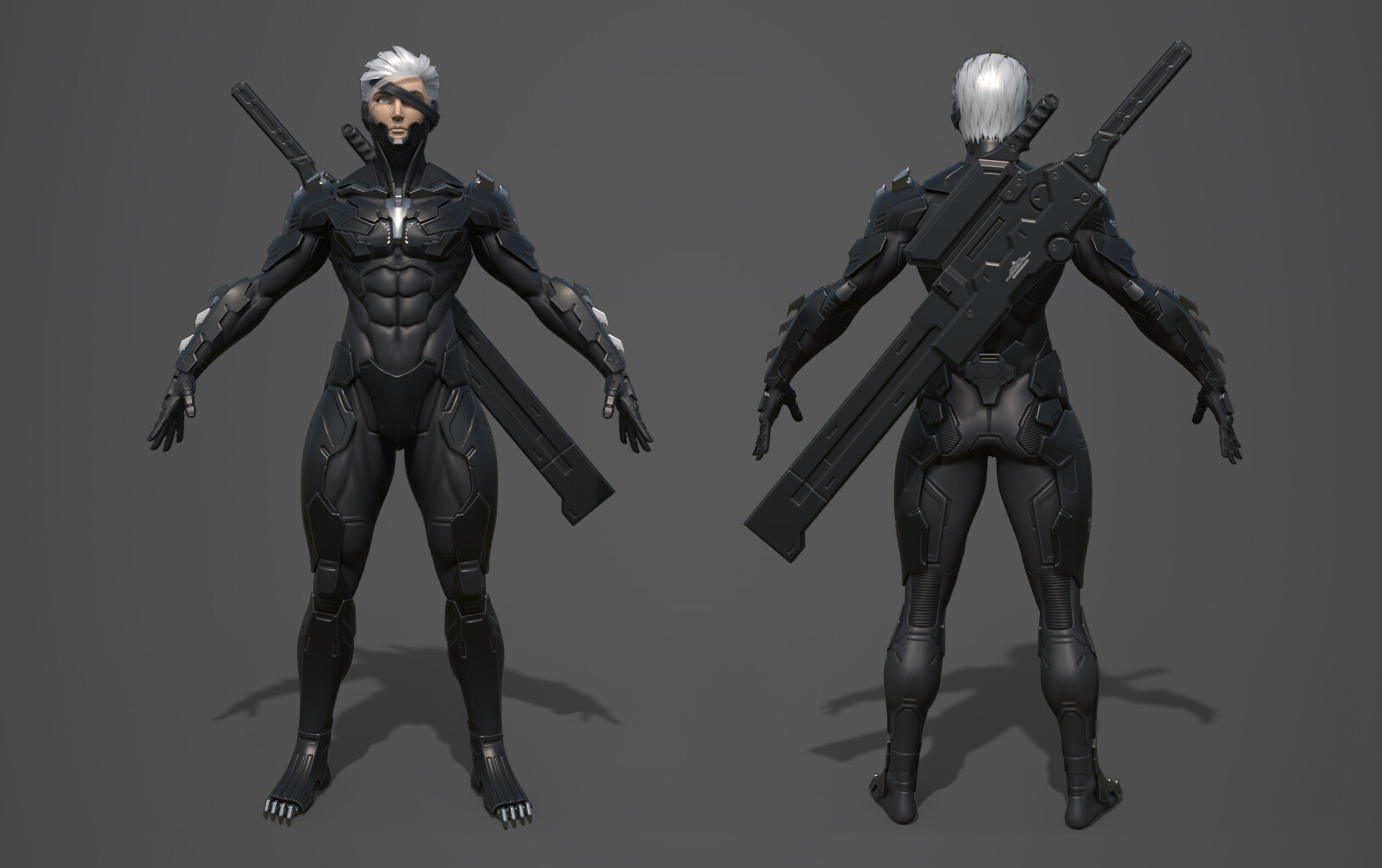 ArtStation - Metal Gear Rising Characters