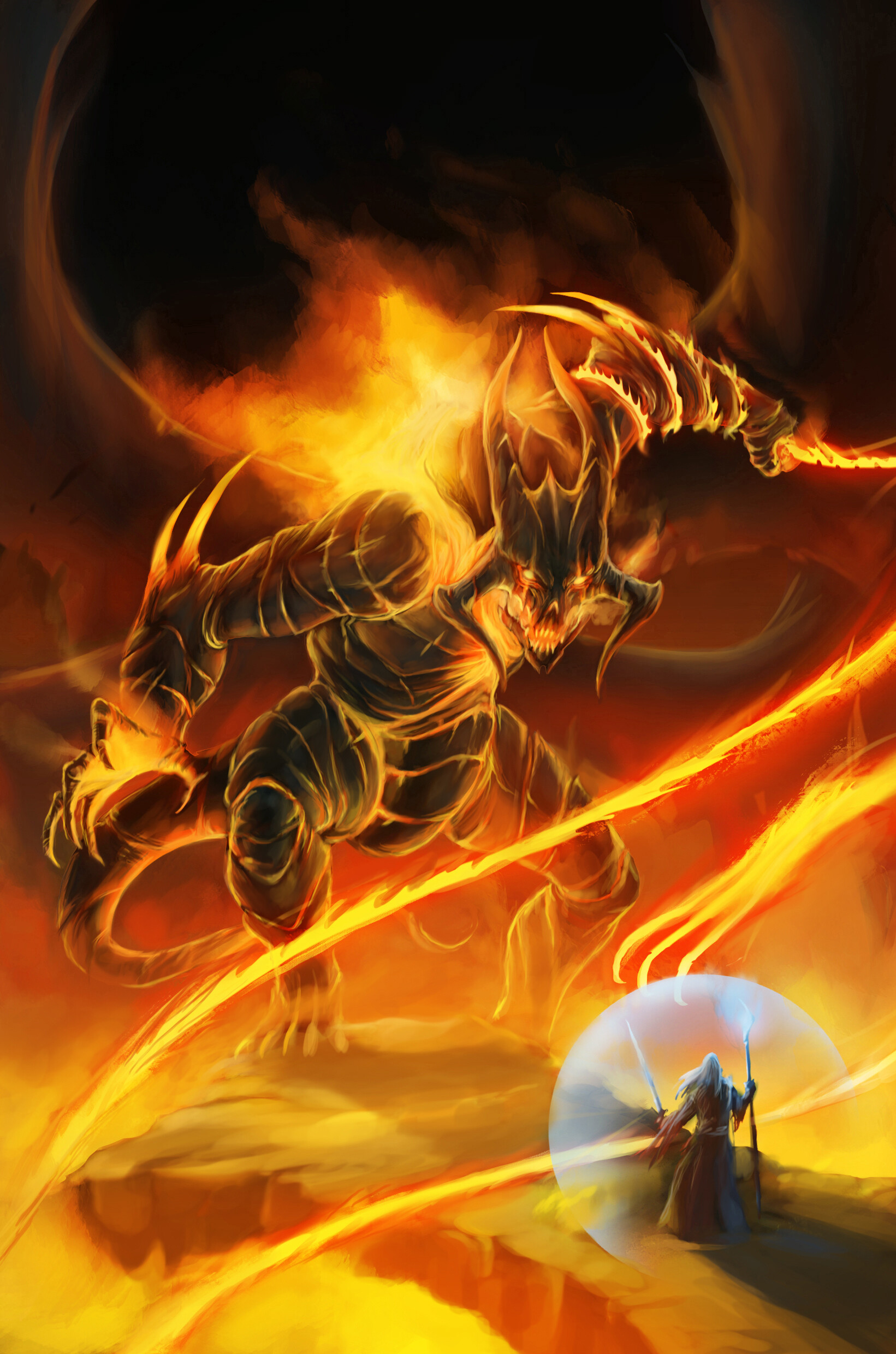 artstation balrog daniele ariuolo