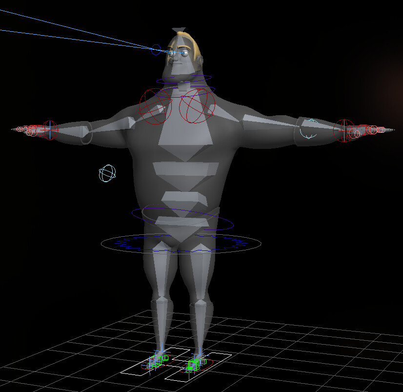 Kyle Forbes - Mr Incredible character model and rig