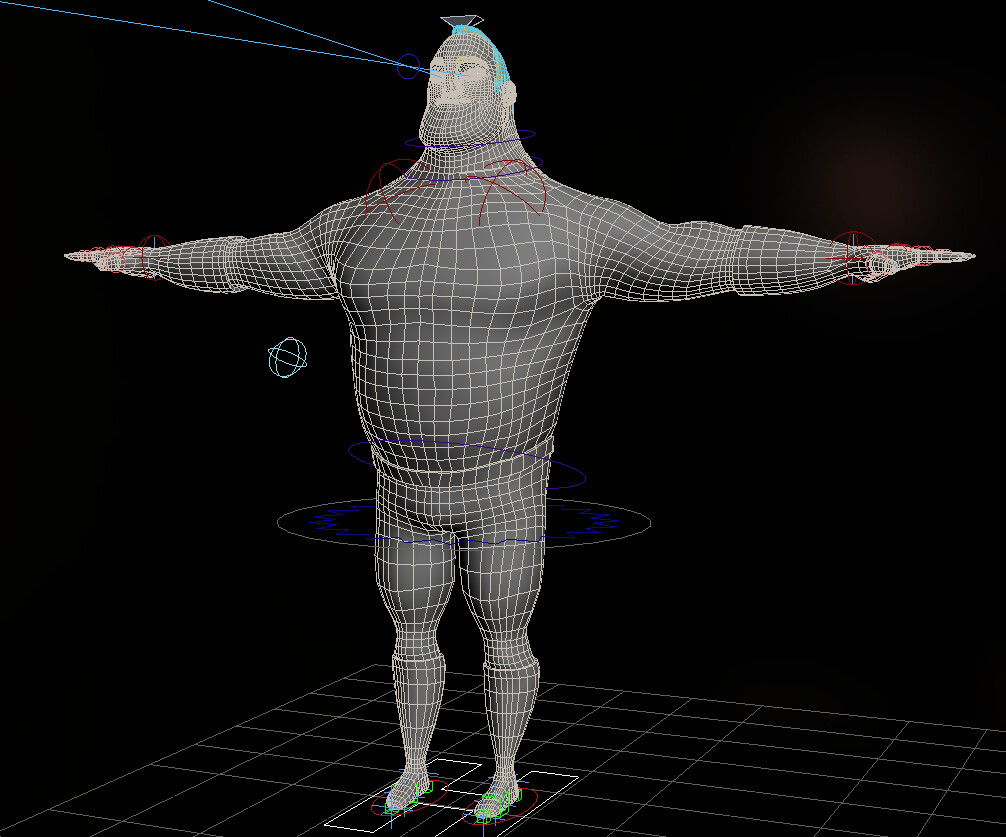 Kyle Forbes - Mr Incredible character model and rig