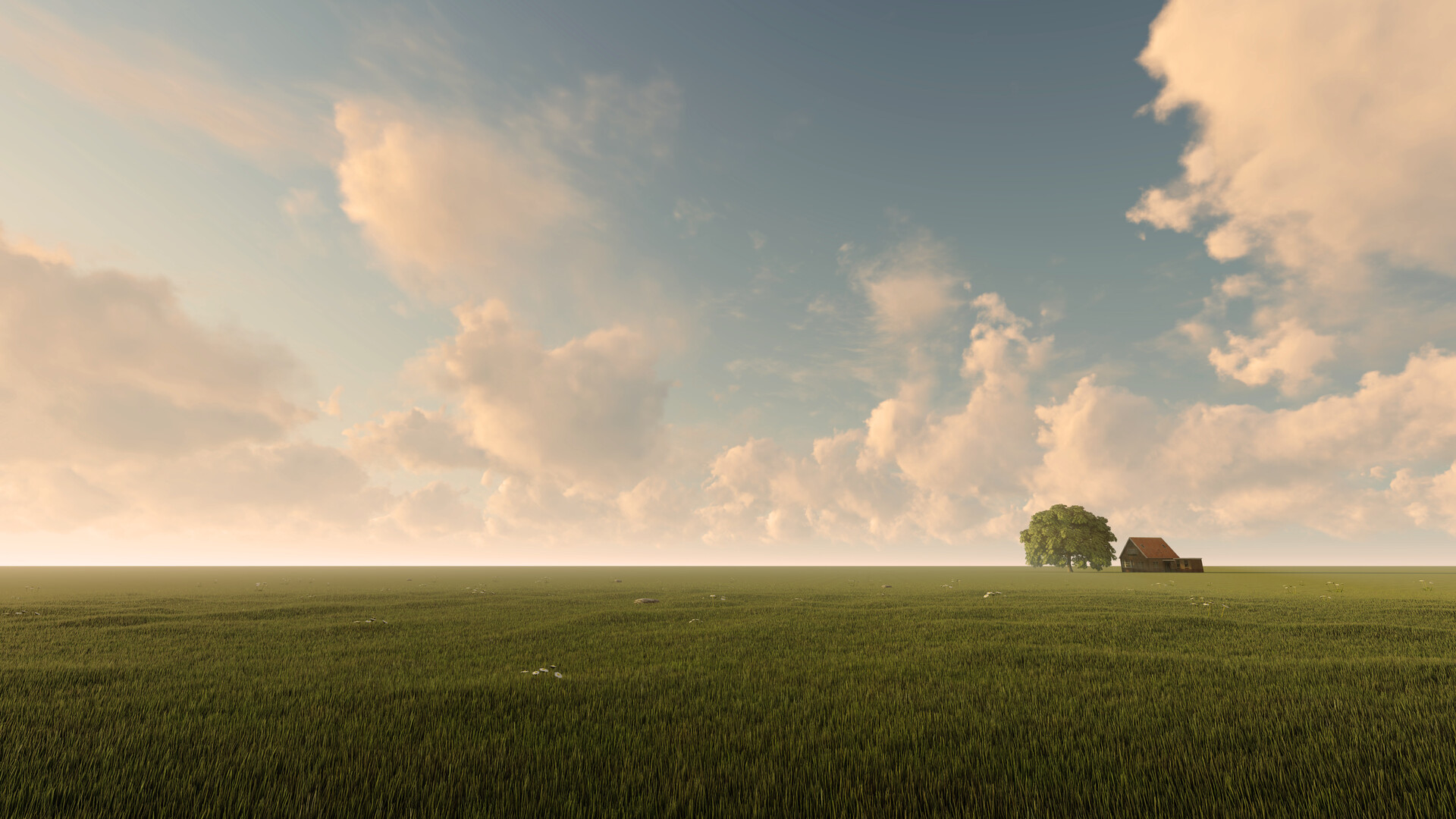 artstation under the sky green mist
